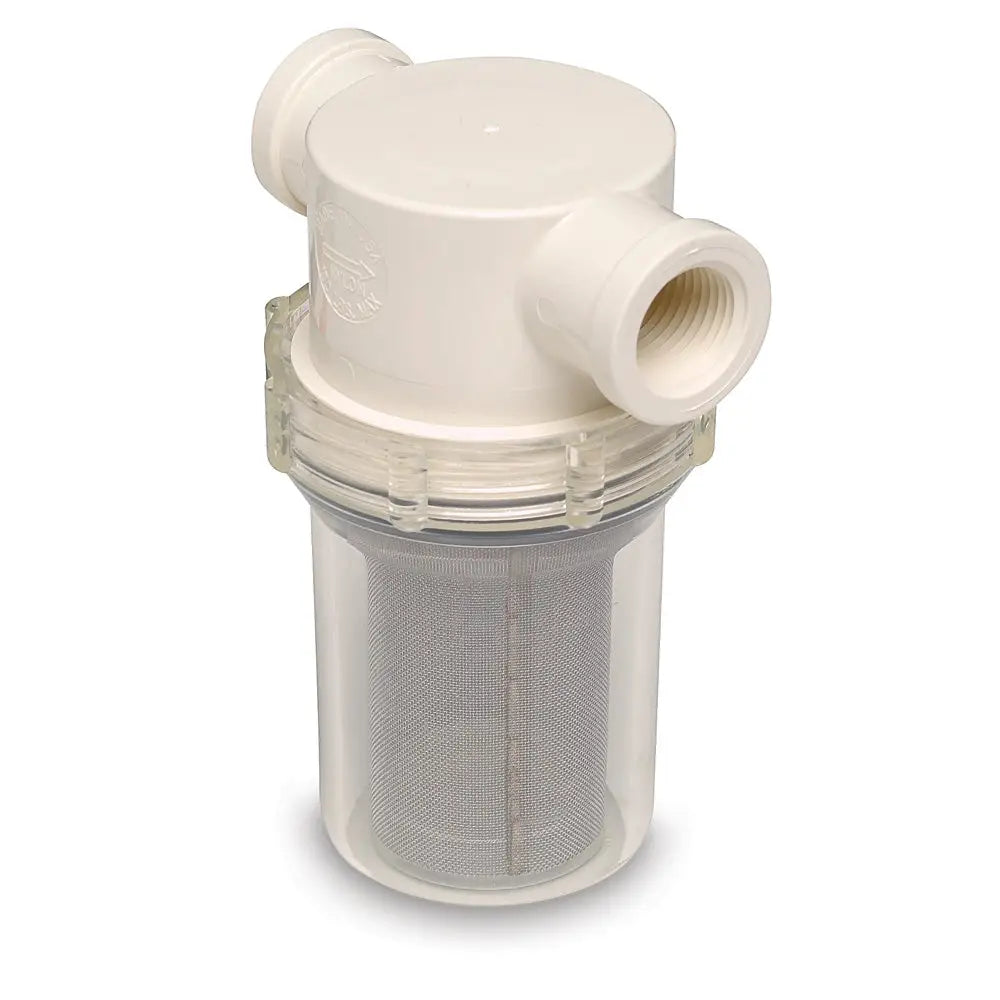 Shurflo by Pentair 3/4’’ Raw Water Strainer w/Bracket Fittings - 50 Mesh Screen [253-221-01] - Strainers & Baskets
