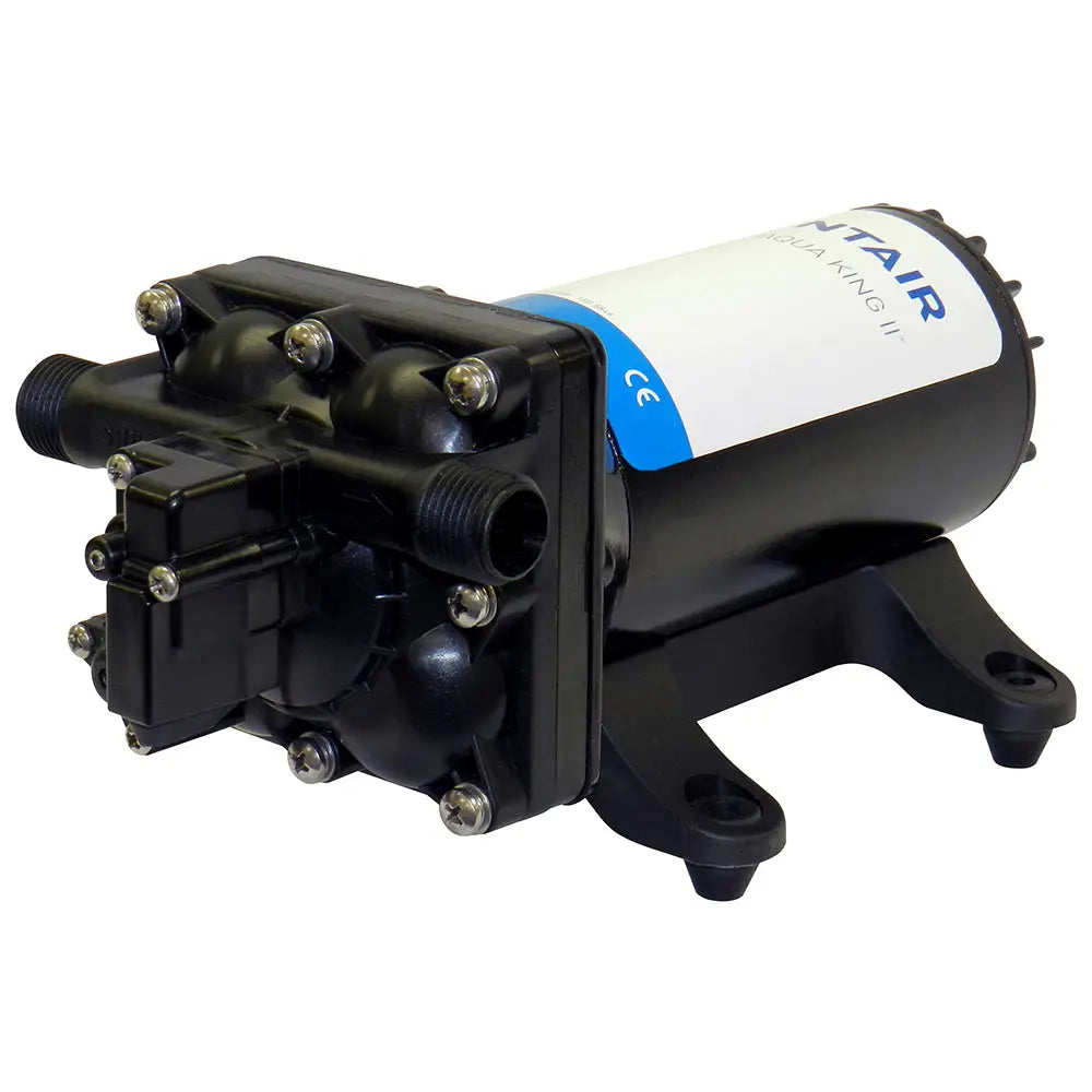 Shurflo by Pentair AQUA KING II Supreme 5.0 (24 VDC) Fresh Water Pump w/Strainer Fittings [4158-163-E75] - Washdown