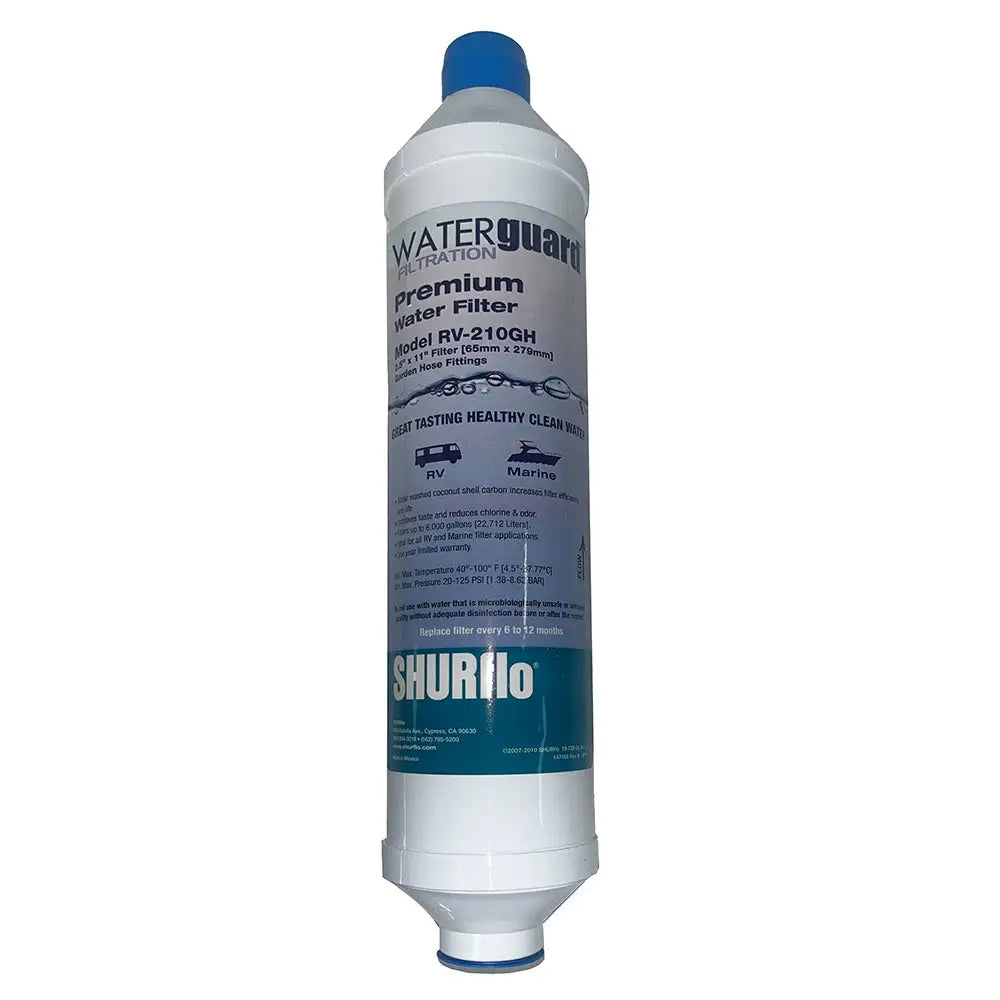 Shurflo by Pentair City Water Entry In-Line Filter w/Garden Hose Ends [RV-210GH-A] - Accessories