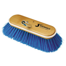 Shurhold 10’’ Extra-Soft Deck Brush - Blue Nylon Bristles [975] - Cleaning