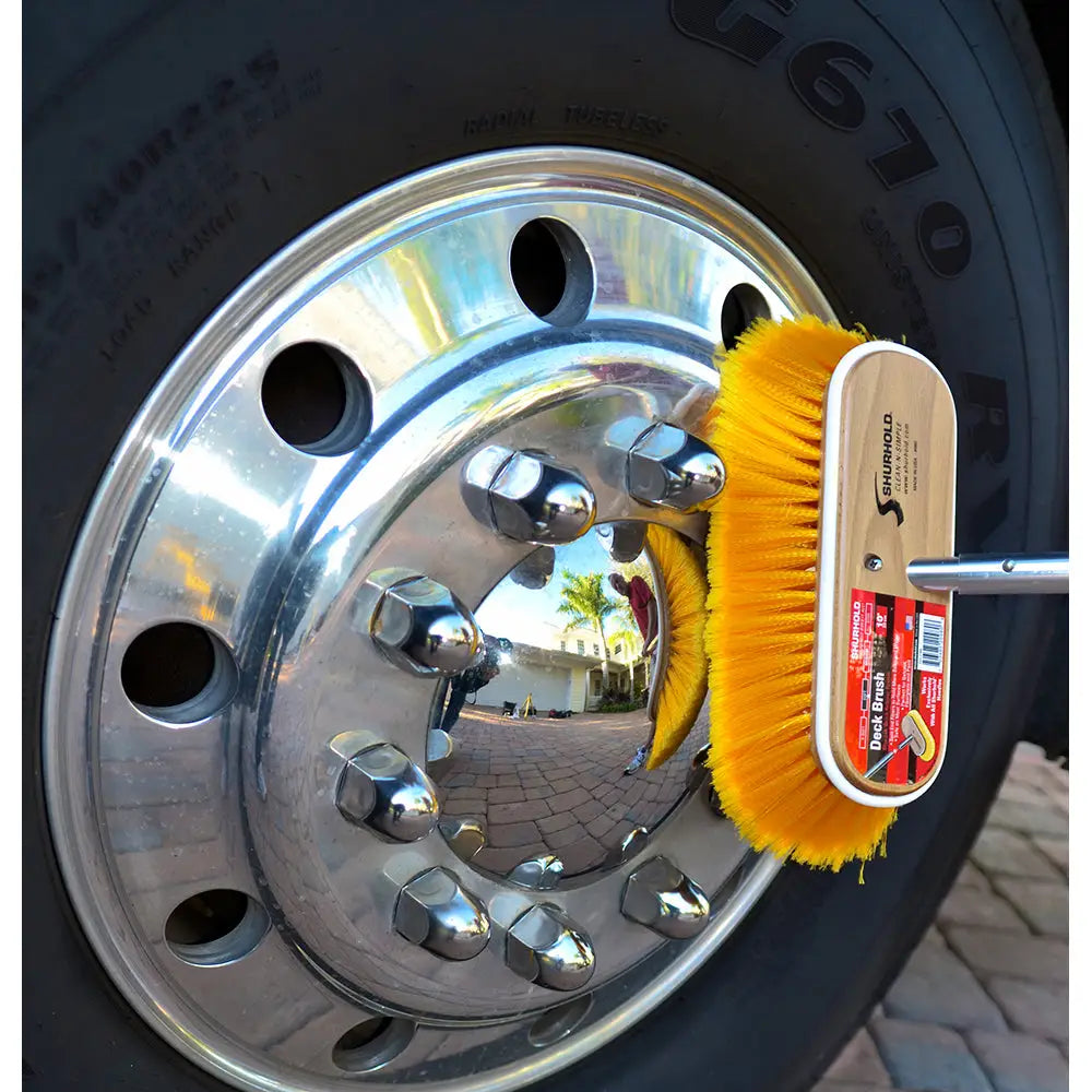 Shurhold 10’’ Polystyrene Medium Bristle Deck Brush [985] - Cleaning