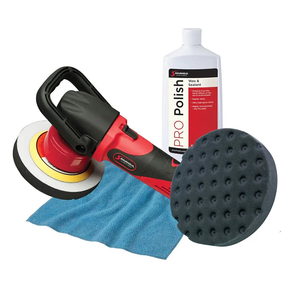 Shurhold Dual Action Polisher Start Kit w/Pro Polish Pad & MicroFiber Towel [3101] - Cleaning