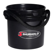 Shurhold Worlds Best Rope Handle Bucket - 3.5 Gallon - Black [2432] - Cleaning