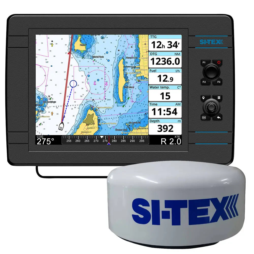 SI-TEX NavPro 1200F w/MDS-15 WiFi 20’’ Hi-Res Digital Radome Radar w/15M Cable [NAVPRO1200FR] - Radars