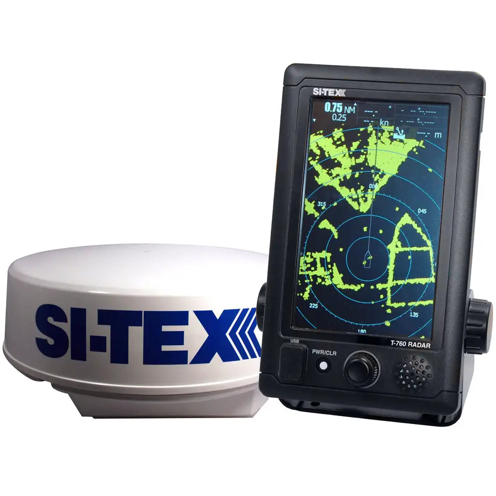 SI-TEX T-760 Compact Color Radar w/4kW 18’’ Dome - 7’’ Touchscreen [T-760] - Radars