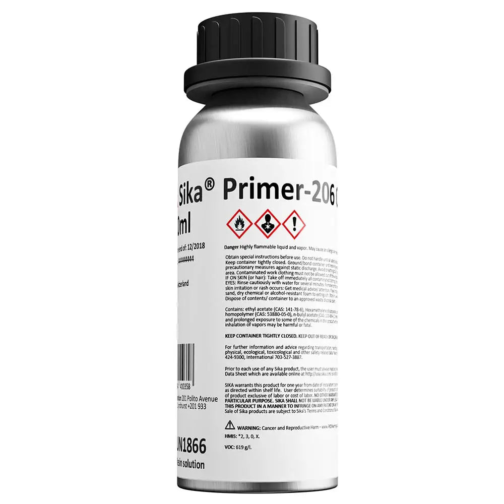 Sika Primer-206 G + P Black 250ml Bottle [91572] - Adhesives/Sealants/Tapes