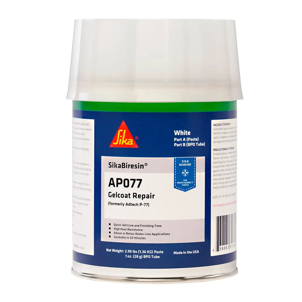 Sika SikaBiresin AP077 + BPO Cream Hardener - White - Quart [611547] - Adhesives/Sealants/Tapes