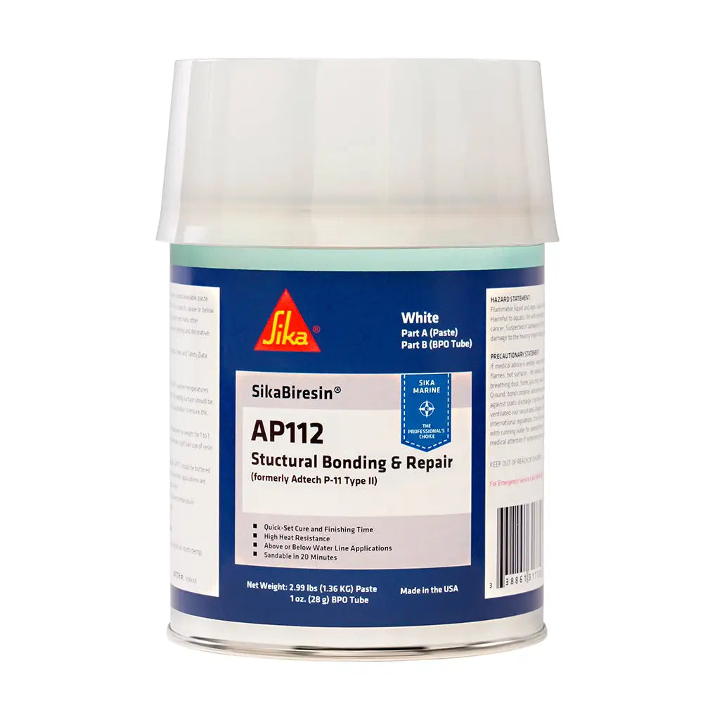 Sika SikaBiresin AP112 + BPO Cream Hardener - White - Quart [611395] - Adhesives/Sealants/Tapes