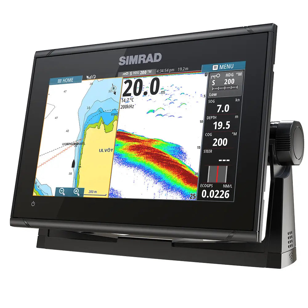 Simrad GO9 XSE Chartplotter/Fishfinder w/C-MAP Discover Chart - No Transducer [000-13210-002] - GPS - Fishfinder Combos