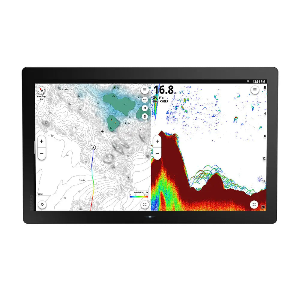 Simrad NSO 4 22’’ MFD w/C-MAP Discover X North America Chart [000-16560-001] - GPS - Fishfinder Combos