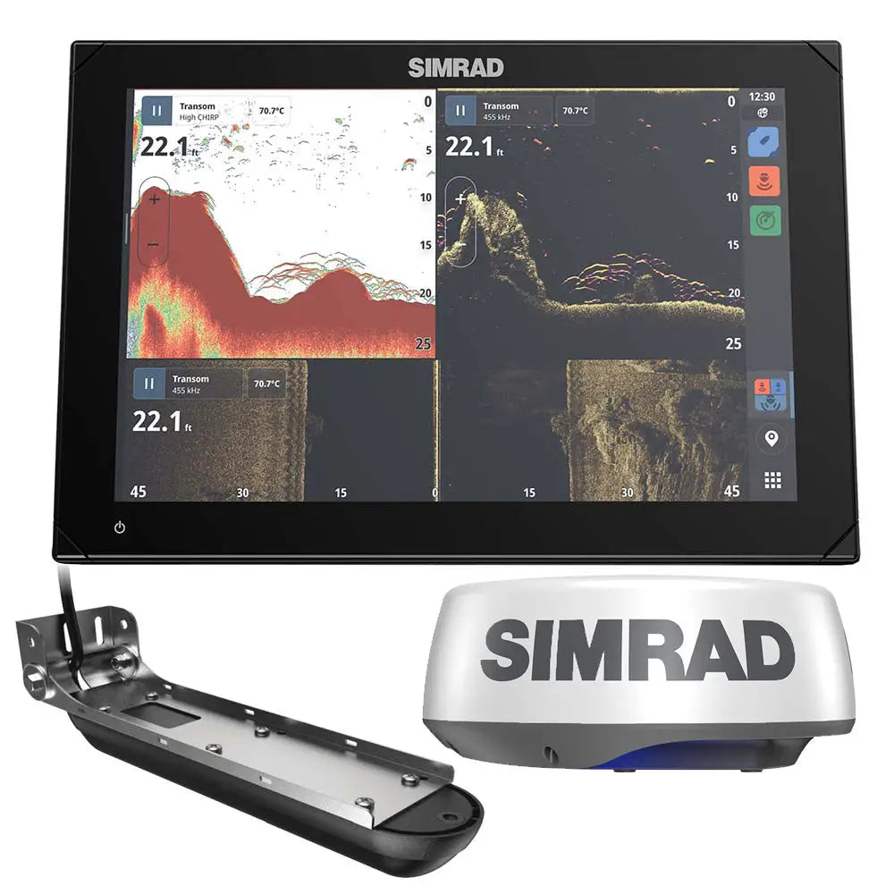 Simrad NSX 3012 Radar Bundle - HALO20 + Radar Dome Active Imaging 3-in-1 Transducer [000-15378-001] - Radars