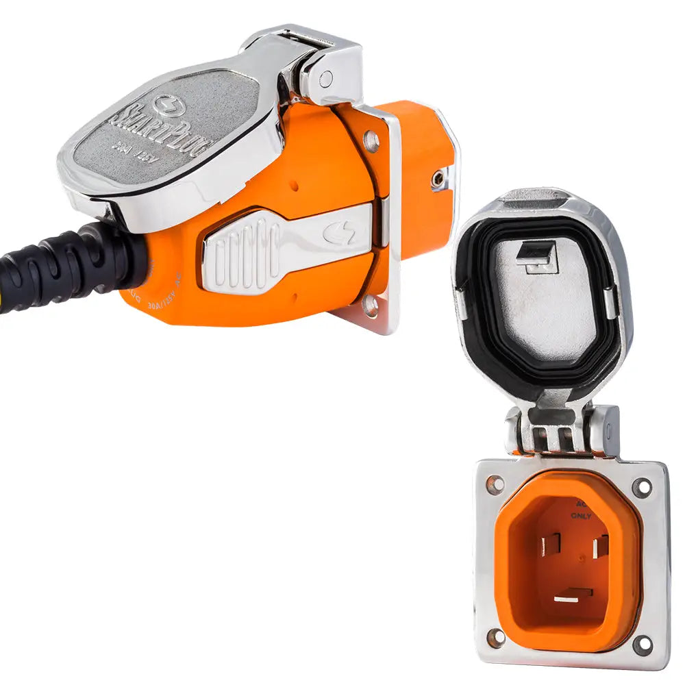 SmartPlug 30 AMP Inlet Female Cord Connector Combo - Stainless Steel [B30ASSYNT] - Shore Power