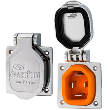 SmartPlug 50 AMP Male Inlet W/Cover - Stainless Steel [BM50S] - Shore Power