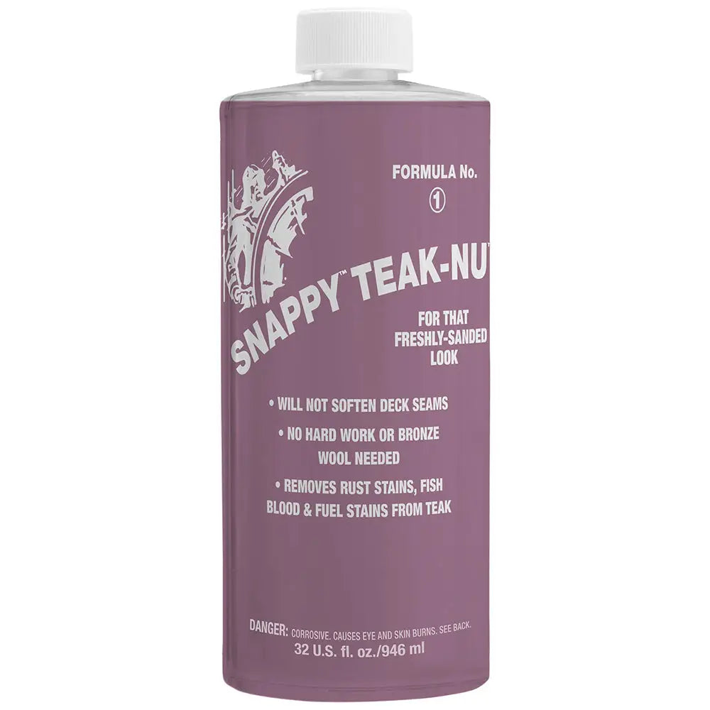 Snappy Teak-Nu Formula No. 1 - 32 oz [STN-Q1] - Cleaning
