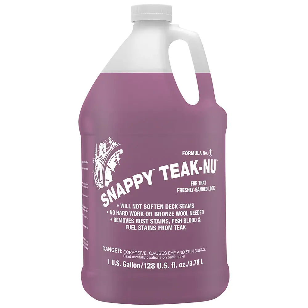 Snappy Teak-Nu Formula No. 1 - 1 Gallon [STN-G1] - Cleaning