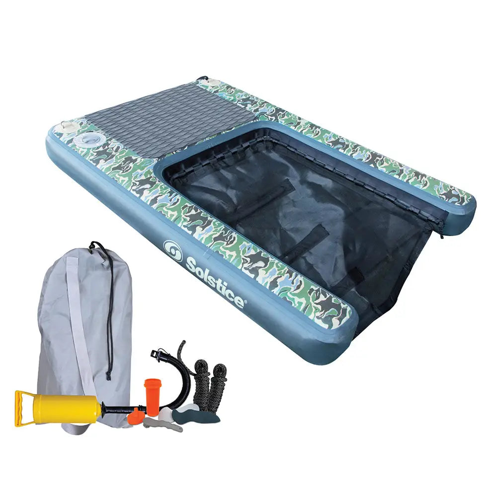Solstice Watersports Inflatable PupPlank Dog Ramp - XL Sport - Camo [33250] - Pet Accessories
