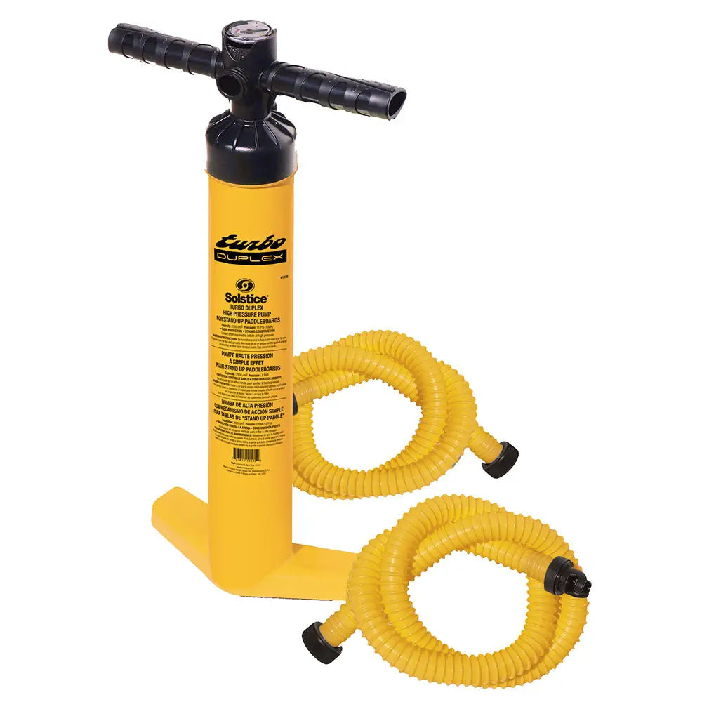 Solstice Watersports Turbo Duplex High Pressure Pump w/Gauge 2 Hoses [19135] - Accessories