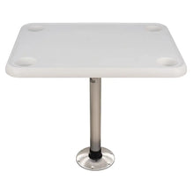 Springfield 16’’ x 28’’ Rectangle Table Package - White Thread-Lock [1690107] - Seating
