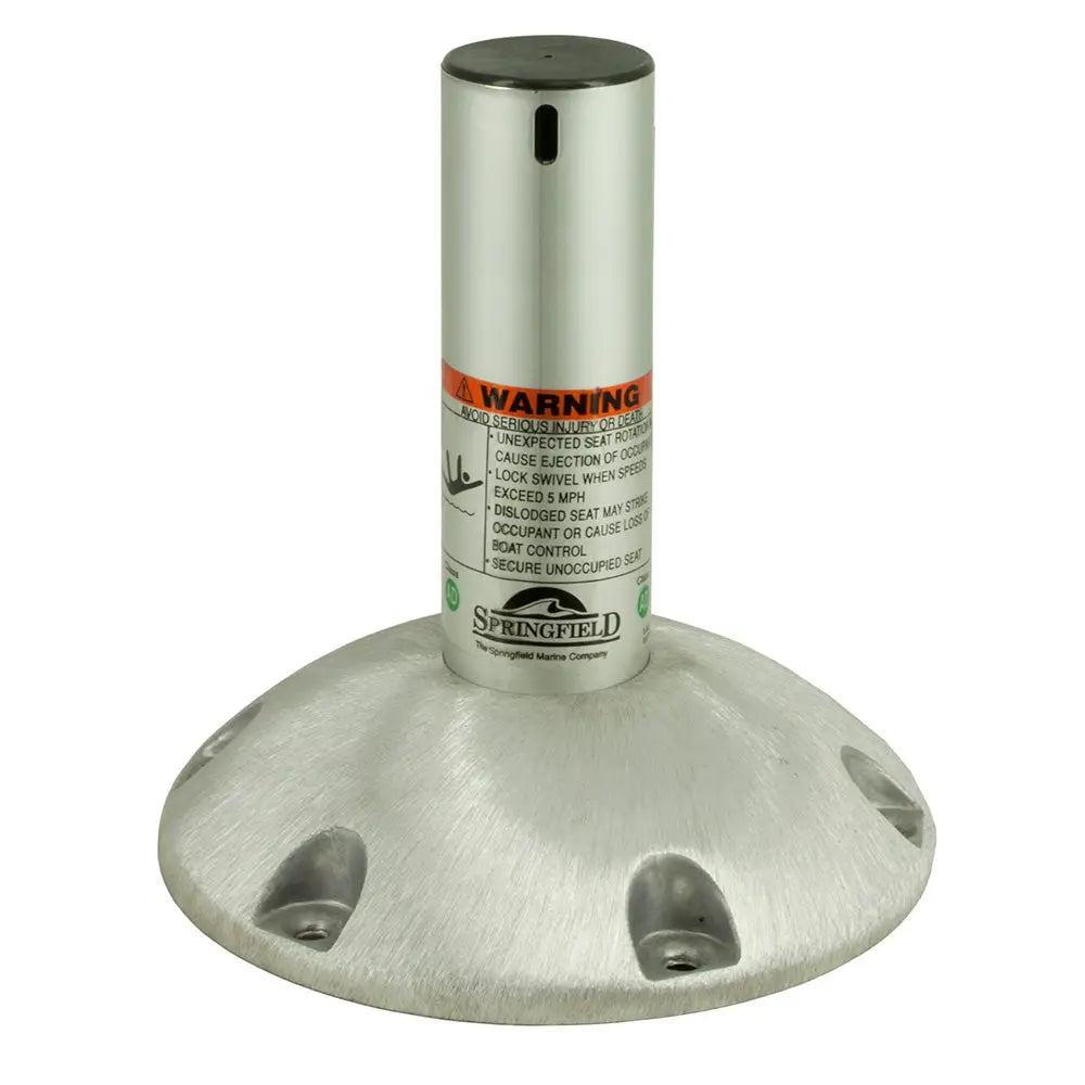 Springfield 2-3/8’’ Explorer Fixed-Height Locking Pedestal - 9’’ [1250309-LNS] - Seating