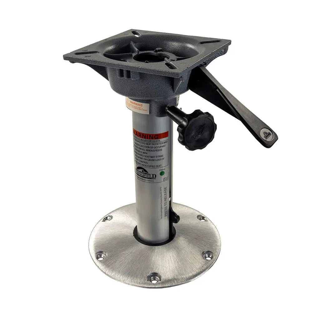 Springfield 2-3/8’’ Plug-In Locking 3-Piece Pedestal Package - 12’’ [1300712-L1] - Seating