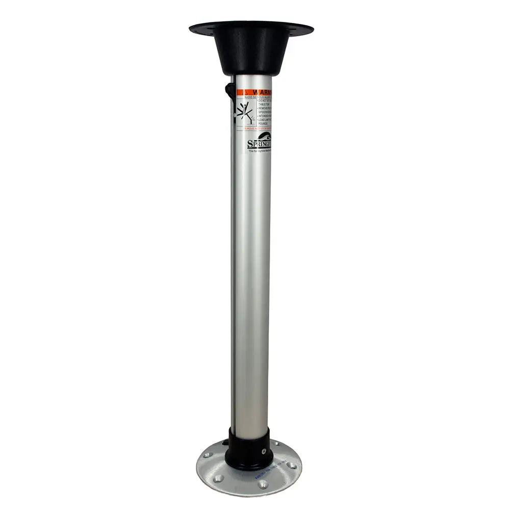 Springfield 2-3/8’’ Thread-Lock Uni-Lock Table Pedestal Package - 27’’ [1690727-SL] - Deck / Galley