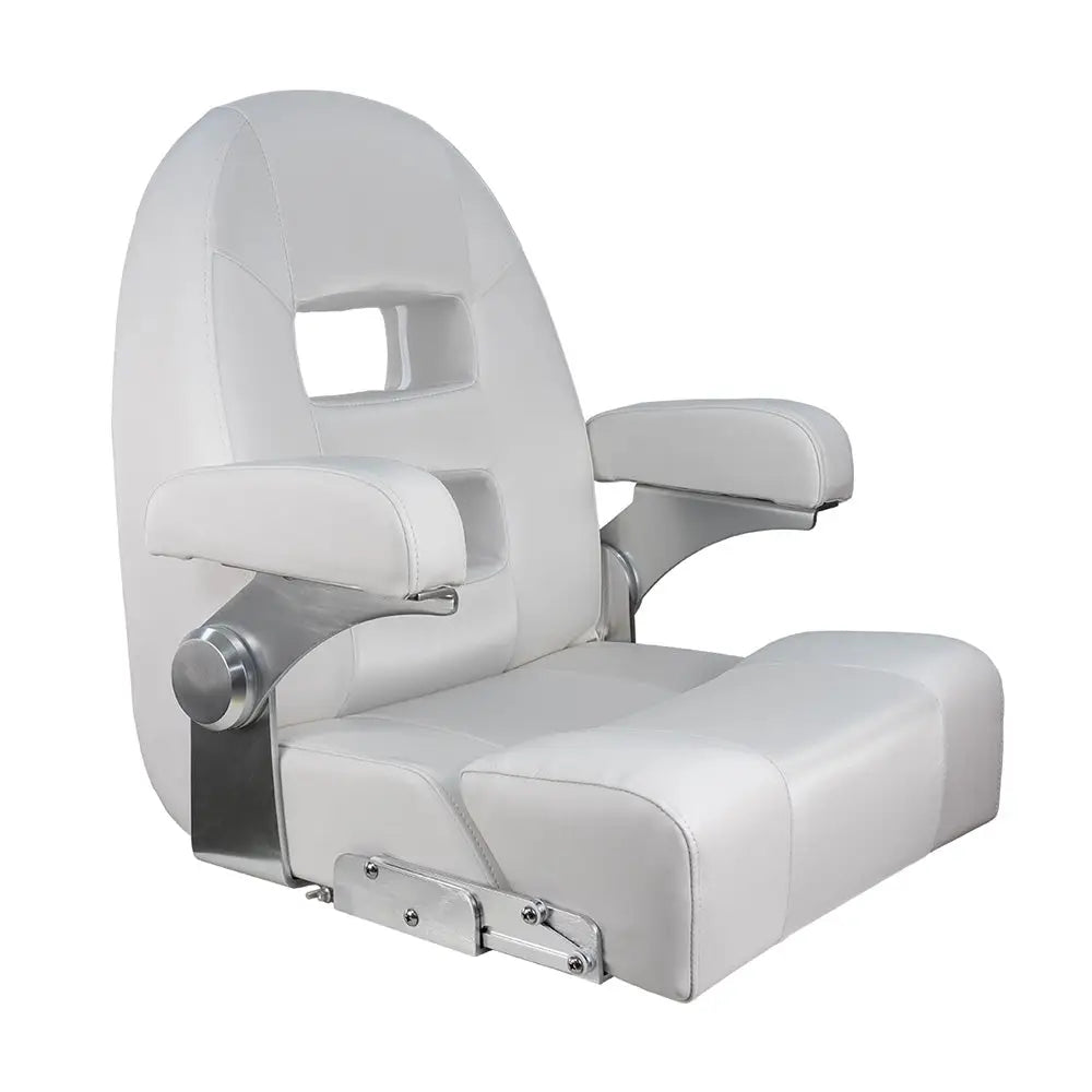 Springfield Center Console Helm Flip Up White/White [1042035 W] Seating