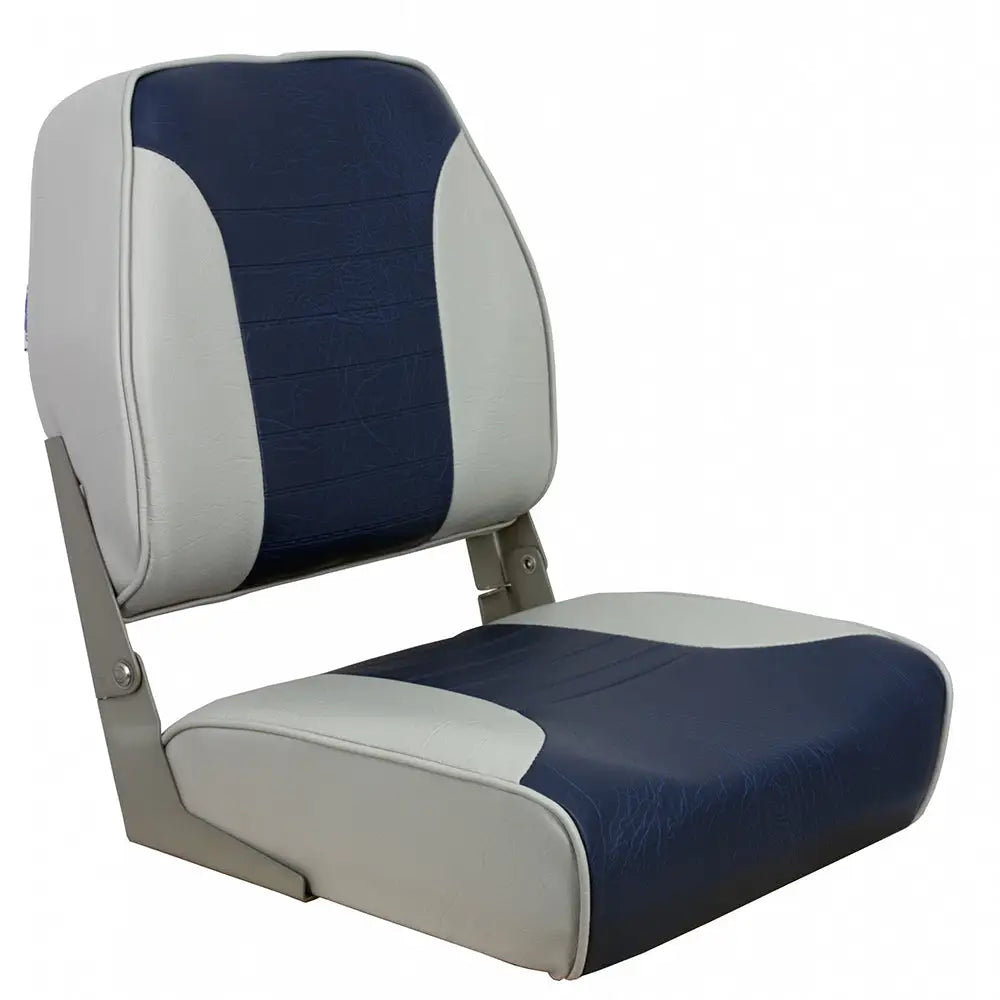 Springfield Economy Multi-Color Folding Seat - Grey/Blue [1040651] - Seating