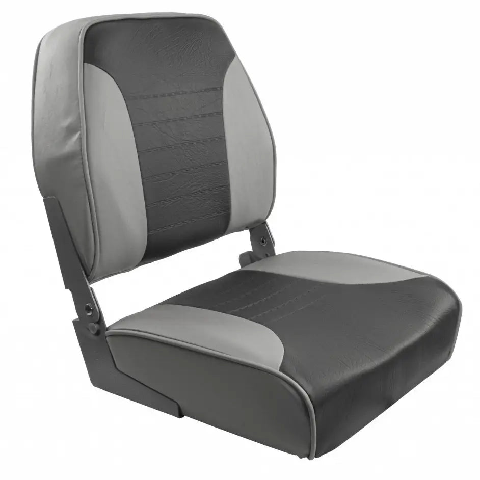 Springfield Economy Multi-Color Folding Seat - Grey/Charcoal [1040653] - Seating