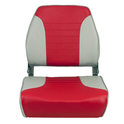 Springfield Economy Multi-Color Folding Seat - Grey/Red [1040655] - Seating