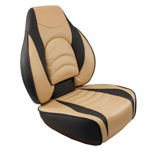 Springfield Fish Pro High Back Folding Seat - Charcoal/Tan [1041684-1] - Seating