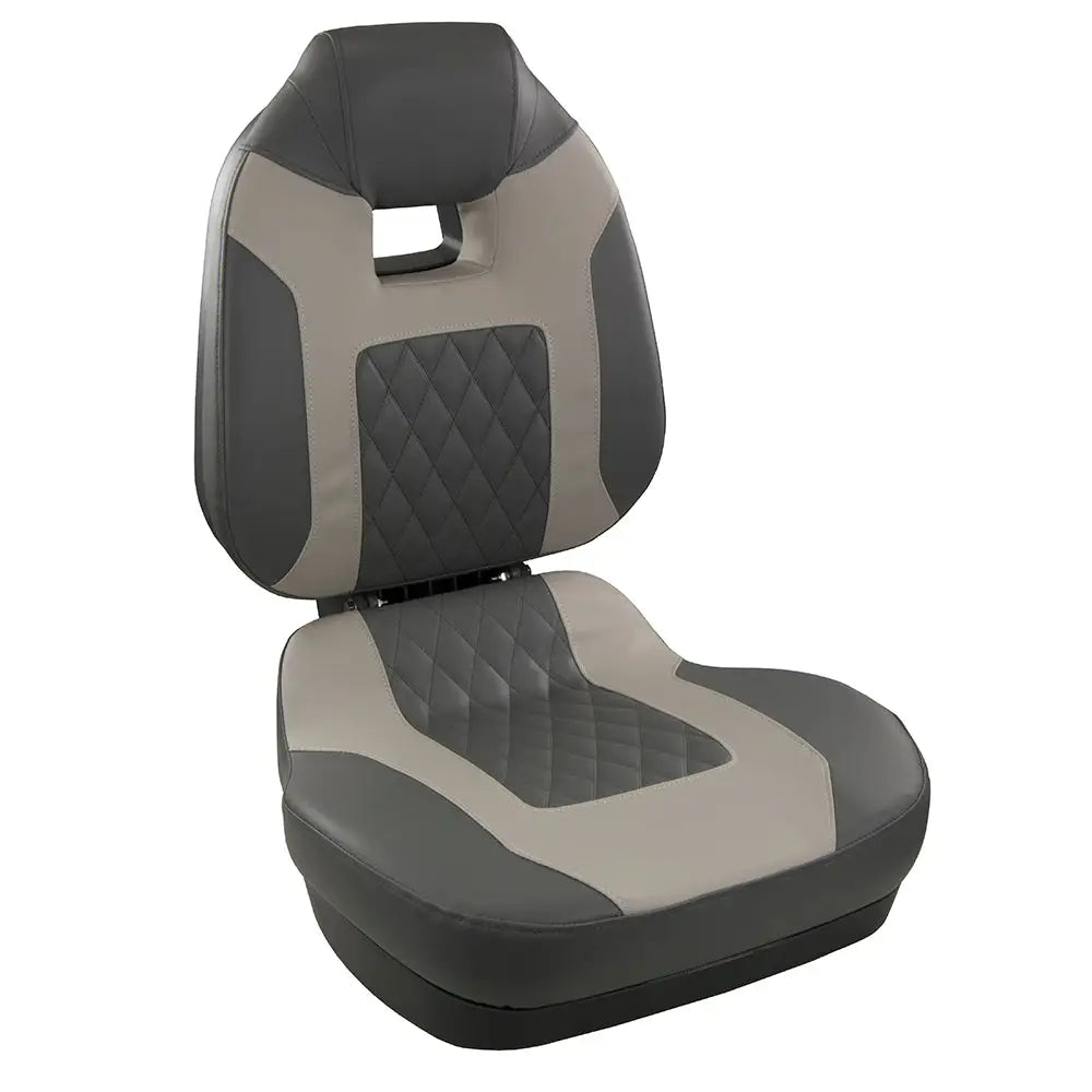 Springfield Fish Pro II High Back Folding Seat - Charcoal/Grey [1041483] - Seating