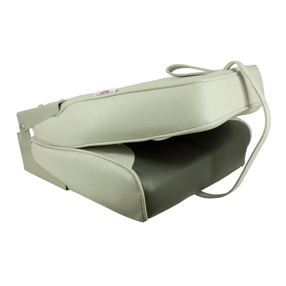 Springfield High Back Multi-Color Folding Seat - Grey/Charcoal [1040663] - Seating