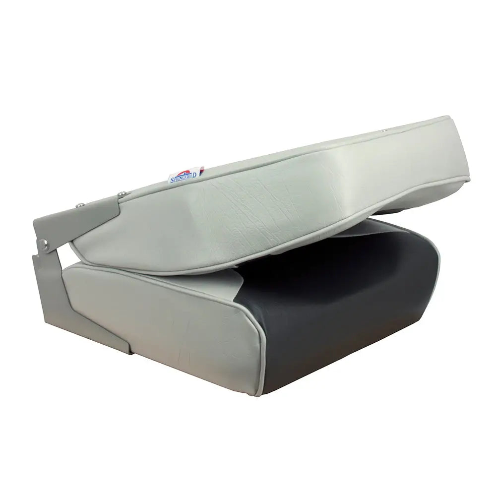 Springfield High Back Multi-Color Folding Seat - Grey/Charcoal [1040663] - Seating