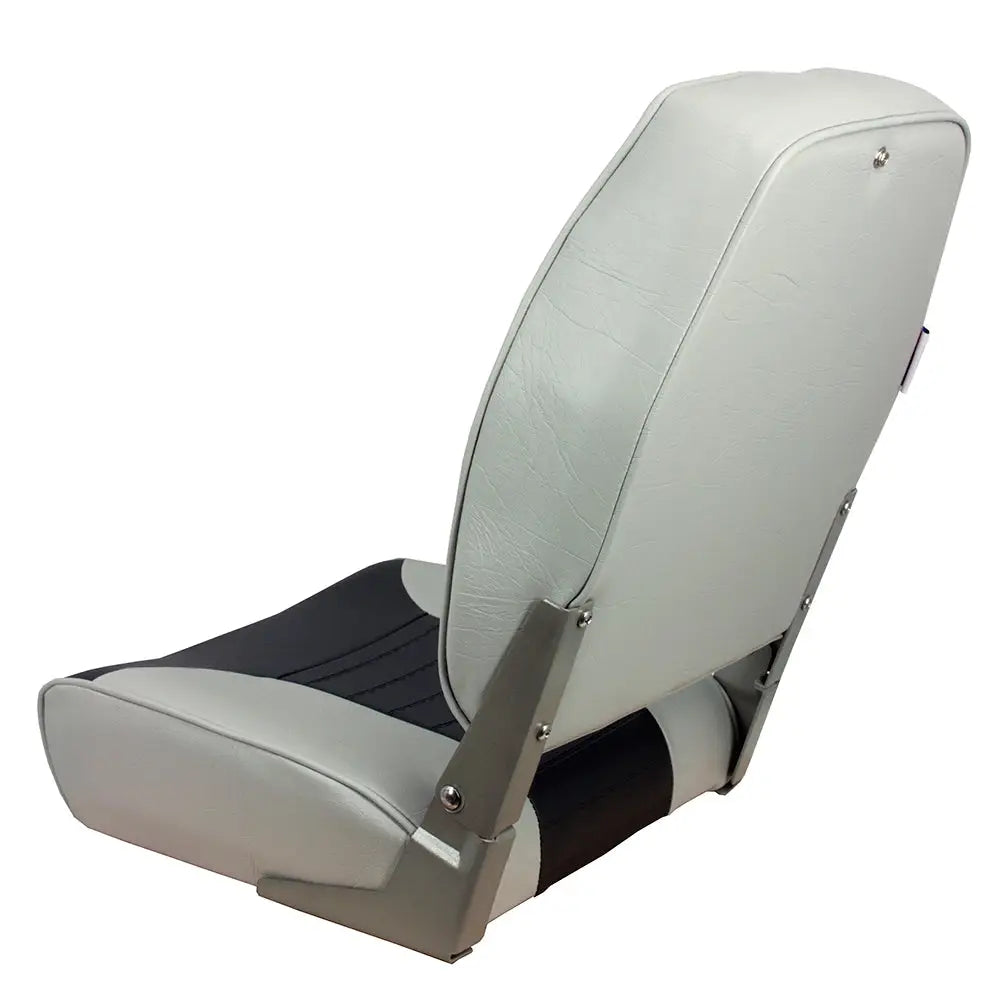 Springfield High Back Multi-Color Folding Seat - Grey/Charcoal [1040663] - Seating