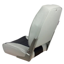 Springfield High Back Multi-Color Folding Seat - Grey/Charcoal [1040663] - Seating
