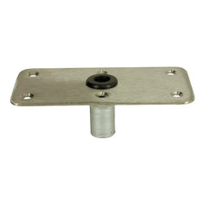 Springfield KingPin 4’’ x 8’’ - Stainless Steel - Rectangular Base (Standard) [1620005] - Seating