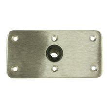 Springfield KingPin 4’’ x 8’’ - Stainless Steel - Rectangular Base (Standard) [1620005] - Seating