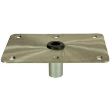 Springfield KingPin 6’’ x 8’’ - Stainless Steel - Rectangular Base (Standard) [1620004] - Seating