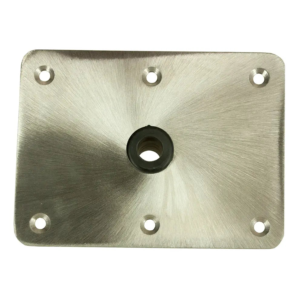 Springfield KingPin 6’’ x 8’’ - Stainless Steel - Rectangular Base (Standard) [1620004] - Seating