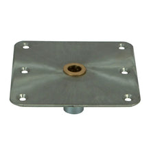 Springfield KingPin Standard Square Steel Base w/Brass - 7’’x7’’ [3620001-B] - Seating