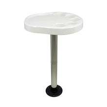 Springfield Party Platter Thread-Lock Surface Mount Table Package - White [1690901] - Deck / Galley