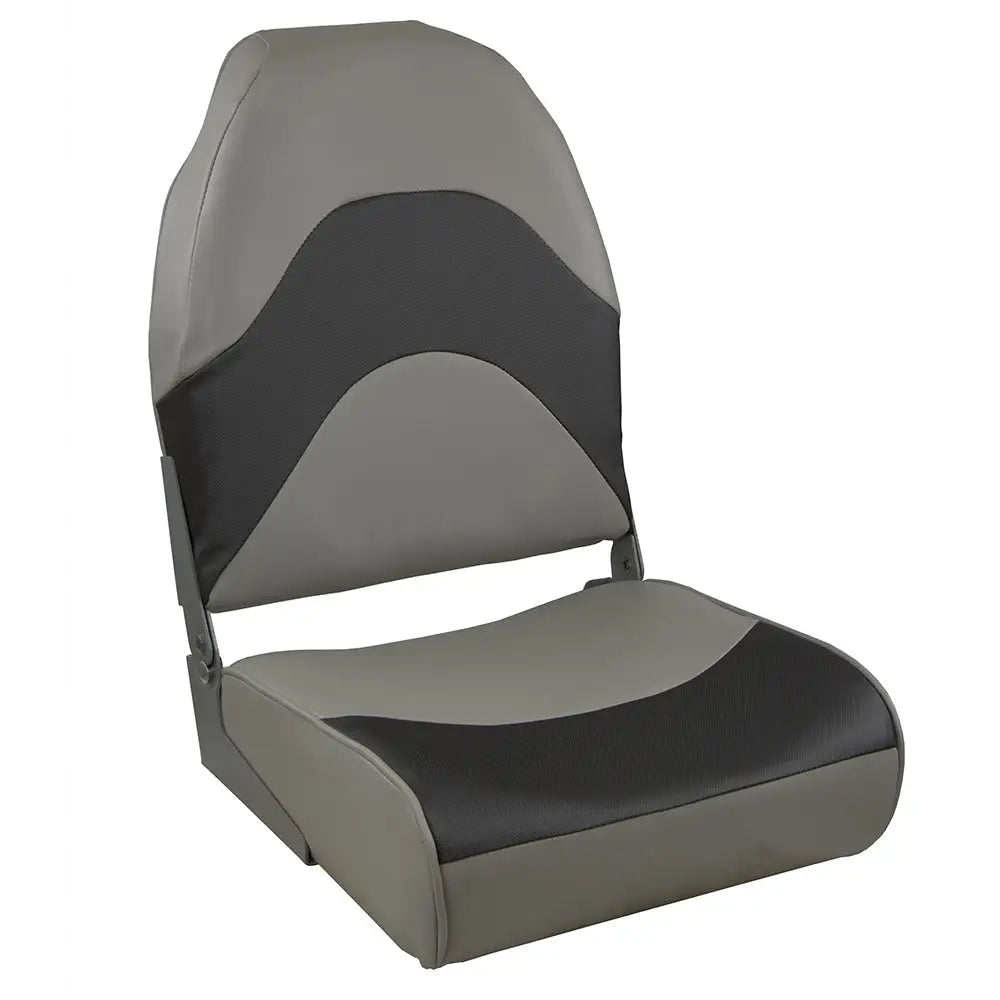 Springfield Premium Wave Folding Seat - Grey w/Meteor Stripe [1062034] - Seating
