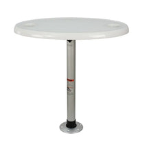 Springfield Thread-Lock Electrified Oval Table Package w/LED Lights USB Ports [1691227-L1] - Seating
