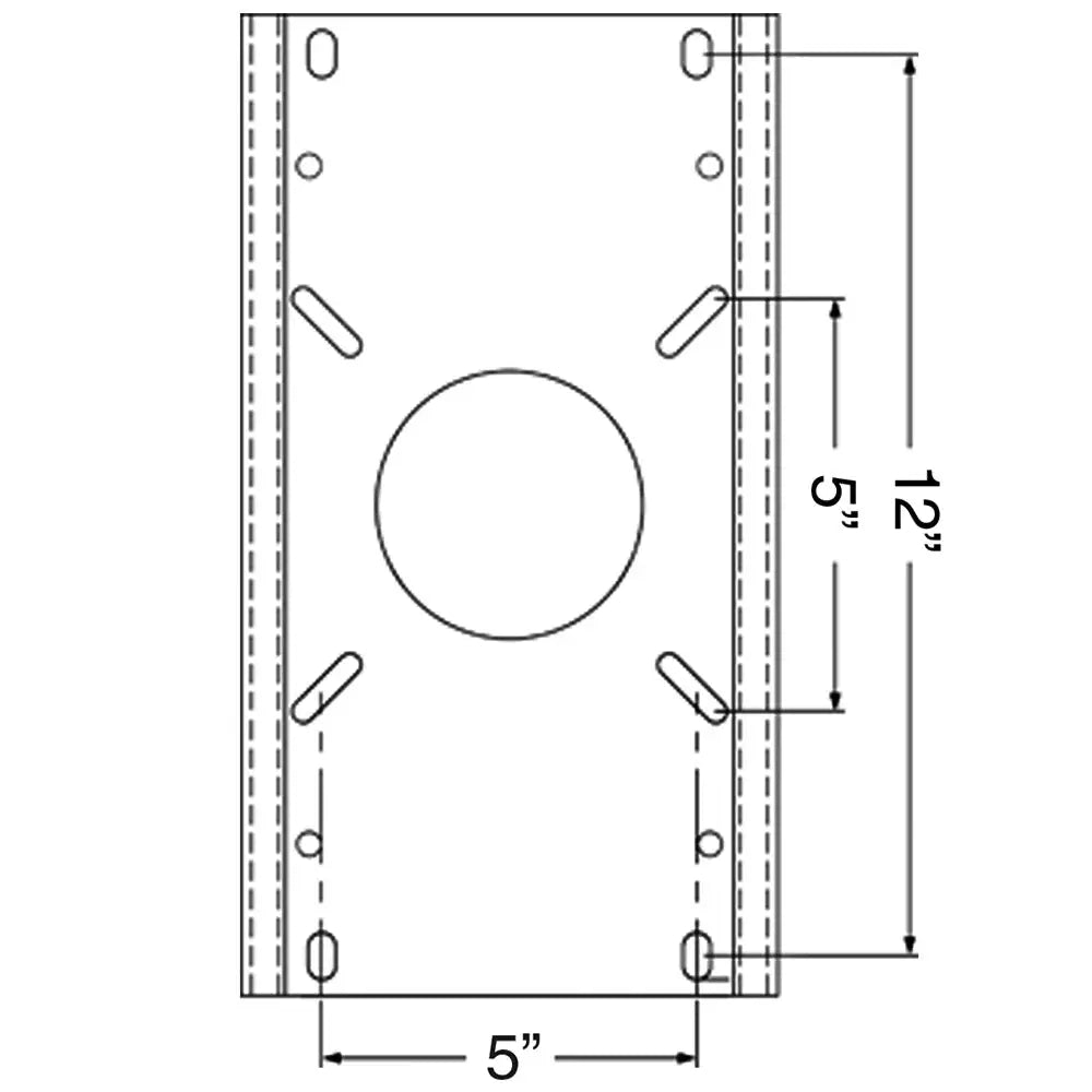 Springfield Trac-Lock Swivel/Slide Non-Locking Mount f/2-7/8’’ Post [1100521-L1] - Seating