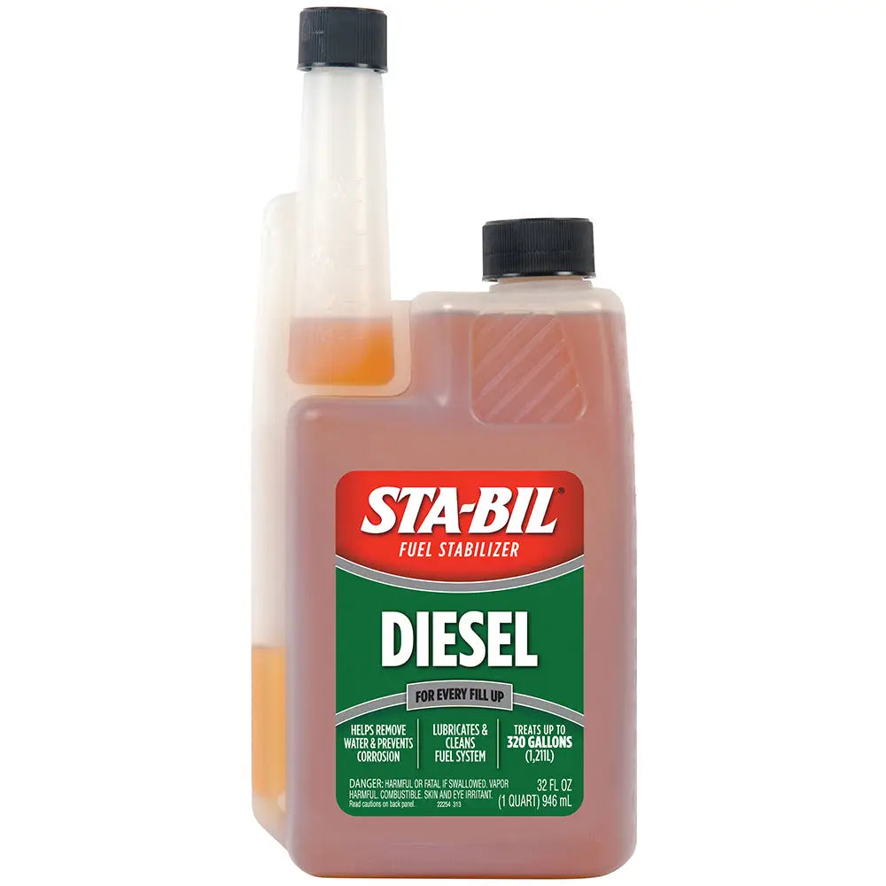 STA-BIL Diesel Formula Fuel Stabilizer Performance Improver - 32oz [22254] - Cleaning