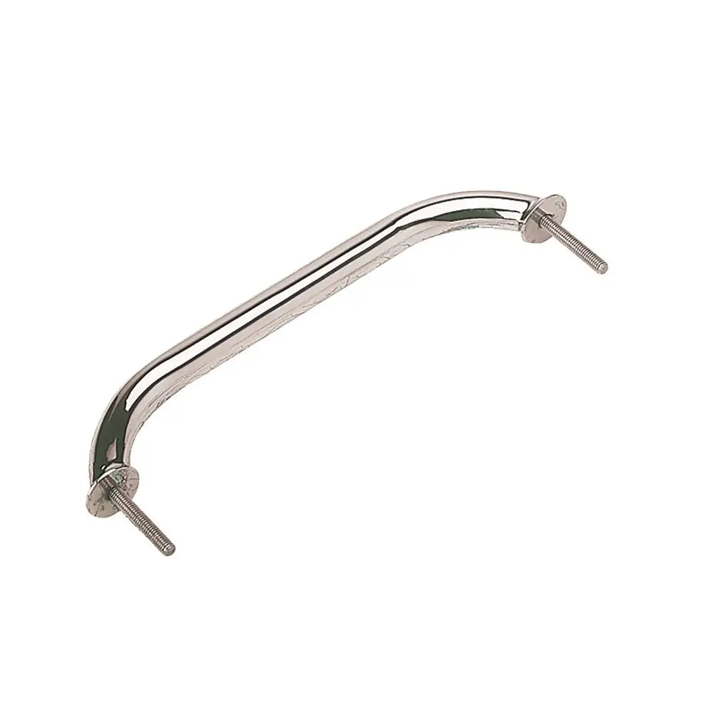 Stainless Steel Stud Mount Flanged Hand Rail w/Mounting Flange - 12’’ [254212-1] - Grab Handles