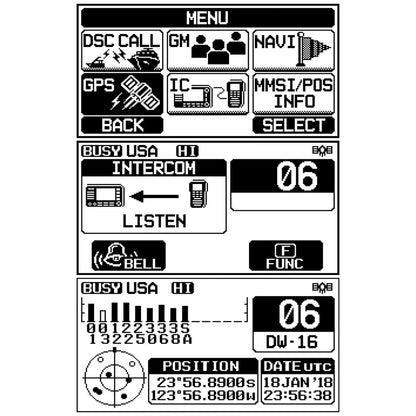 Standard Horizon GX1800G Fixed Mount VHF w/GPS - White [GX1800GW] - VHF - Fixed Mount