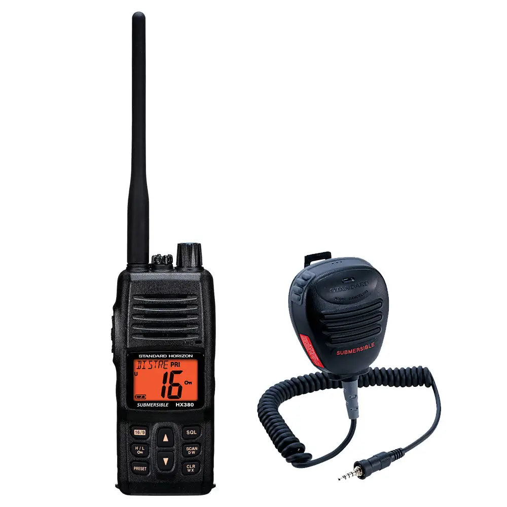 Standard Horizon HX380 Handheld VHF w/FREE CMP460 Speaker Mic [HX380/CMP460] - VHF - Handheld
