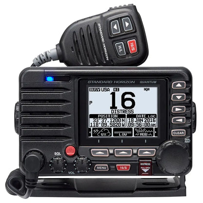 Standard Horizon Quantum GX6000 25W Commercial Grade Fixed Mount VHF w/NMEA 2000 Integrated AIS receiver Speaker Mic