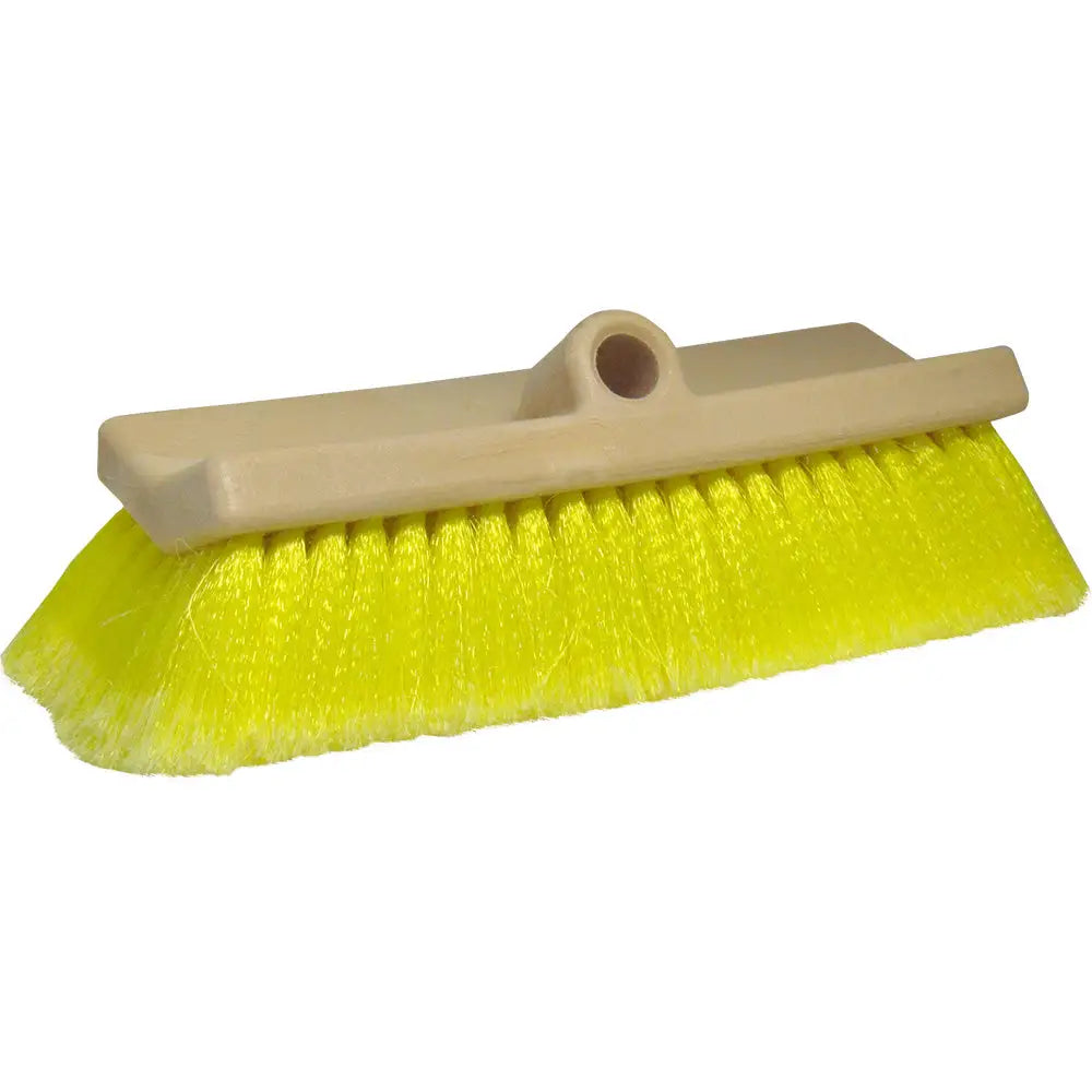 Star brite 10’’ Bi-Level Boat Brush - Soft Yellow Bristles [40014] - Cleaning
